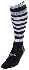 Precision Pro Football Socks Hooped Black White Uk Size Mens 7-11